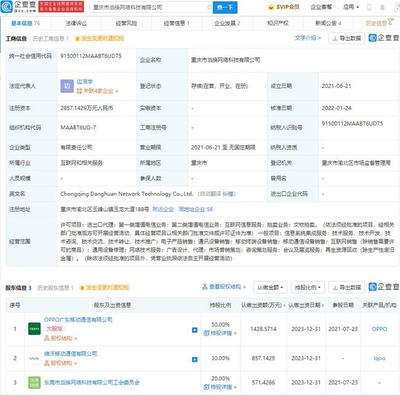 vivo 投資 OPPO 關聯公司，持股 30% 布局第二類增值電信業務